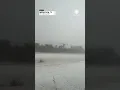 Hailstorm Drops Temperature From 90s to 50s Creates Fog