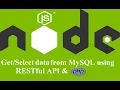 Get data from MySQL using PHP RESTful API Node Js GET Request Call API in PHP URDU - Part 8