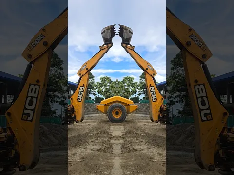 Road WORK JCB ROLER 😎💯💯 #jcb #jcbvideo #tractor #excavator #roller #jcb3dx #reels #jcbreels #crazy