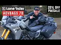 Lone Rider ADVBags 70 Installation Early Impressions Rackless Motorcycle Luggage