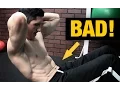 Military Sit Ups BAD FOR YOUR BACK
