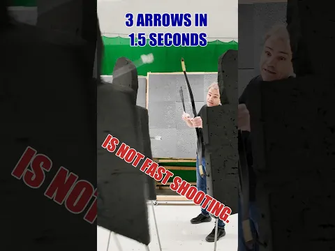 3 Arrows in 1 5 Seconds Is NOT Fast Shooting