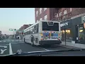 City Bus 74 at the Stop NJ Transit heading into Newark NJ