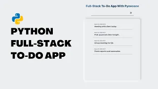 Python Tutorial How to Build a To-Do List App from Scratch