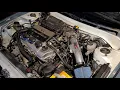 TRD Supercharged 1MZ-FE Celica - First startup 1MZ