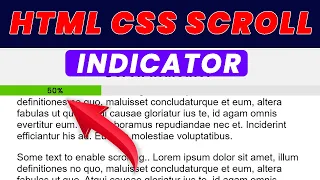 W3Schools - how to create a scroll indicator documentElement scrollHeight clientHeight hindi