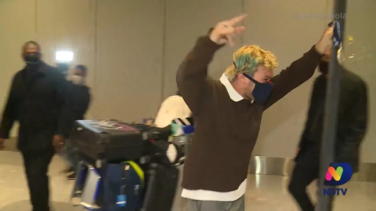 Chegada do medalhista olímpico Pedro Barros em Florianópolis