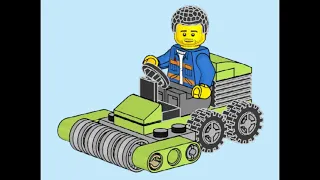 LEGO Instructions | City | 952303 | Worker with Lawnmower | Magazine Gift