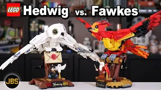 LEGO Harry Potter Fawkes the Phoenix Review & Hedwig Comparison! Set 76394 | June 2021
