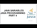 Java Variables int String float boolean char double Java Programming Java tutorial Part 4