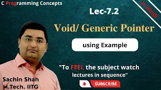 C programming Void Pointer Generic pointer Pointers in C