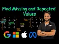 Find Missing and Repeated Values Leetcode 2965