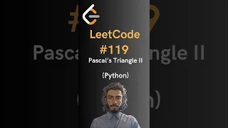 LeetCode Pascal s Triangle II - Python