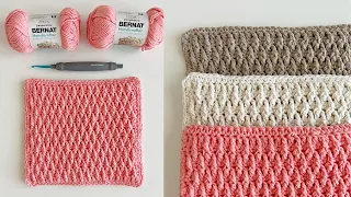 Crochet Alpine Stitch Hot Holders