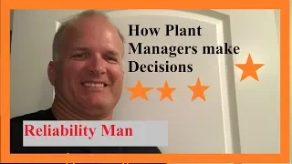 How Plant Managers make Decisions