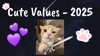 Cute Values 2025 Roblox Assassin Value List