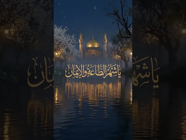 ⁣الوداع الوداع يا شهر الطاعة والإيمان