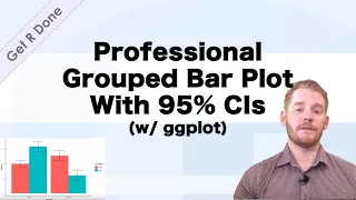 Get R Done R Stats Tutorials Professional Grouped Bar Plot with 95 Confidence Intervals ggplot