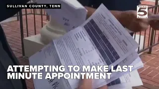 Sullivan County residents attempt to schedule appointments before Friday s deadline