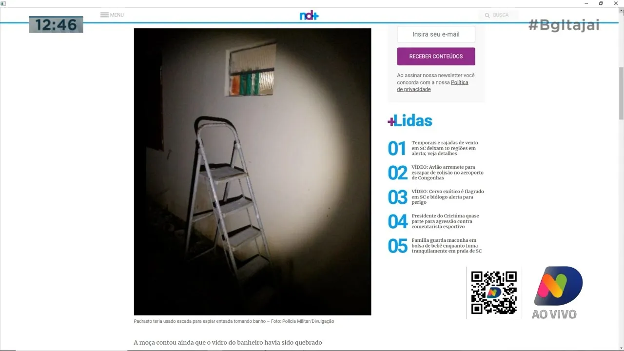 Idosa caiu num golpe e perdeu 25 mil reais, e padrasto preso em Porto Belo