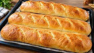 NO KNEADING! Liquid dough👌 I don't buy bread anymore! A new method for making bread!