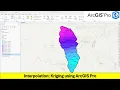 Interpolation Kriging using ArcGIS Pro