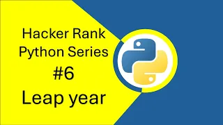 Hacker Rank leap year problem