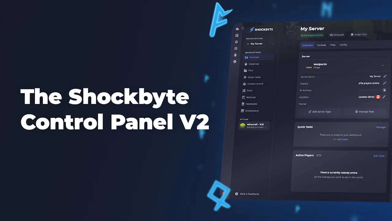 Control Panel Update Sale | Shockbyte