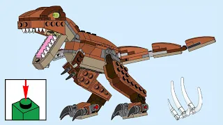 LEGO Creator 3-in-1 77940, Mighty Dinosaurs - building instructions