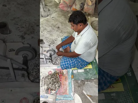 Amazing Shell Button Making In Factory #shorts
