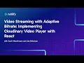 Streaming with Adaptive Bitrate Implementing Cloudinary Player with React