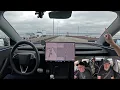 Tesla FSD 13 2 9 from San Mateo CA to Black Bear Diner in Danville CA with friends commentary
