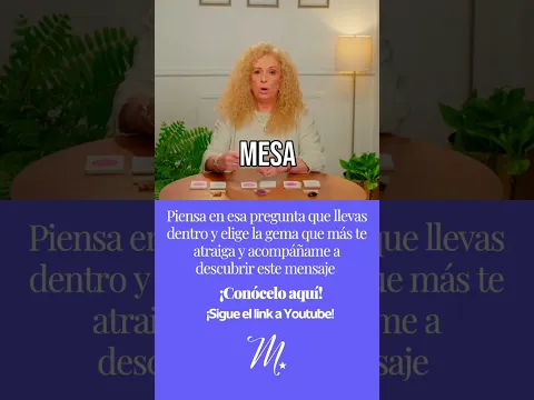 Piensa en esa pregunta que llevas dentro y elige la gema que más te atraiga. Acompáñame a descubrir