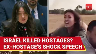 IDF Bombed Hostages? Freed Captive Noa Argamani Drops Bombshell At UN | Full Speech | Hamas | Gaza