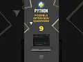 Python Interview Questions - Modules
