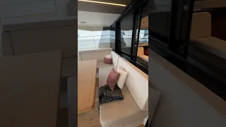 ‘Stunning interior saloon on the very first Simbad 55’ #luxurylifestyle #luxury #yachtlife #yachting