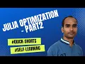 Optimization in Julia - Part2