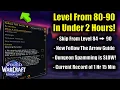 The Fastest 80-90 Alt Route in Midnight
