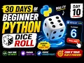 HOW TO BUILD A DICE ROLL IN PYTHON coding for beginners