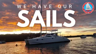 OUR SAILS ARE FINALLY READY – Life On the Hulls – Complete Catamaran Build