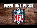 NFL Week 1 Picks 2021