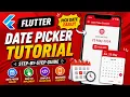 FLUTTER ANDROID - DATE PICKER DIALOG TUTORIAL