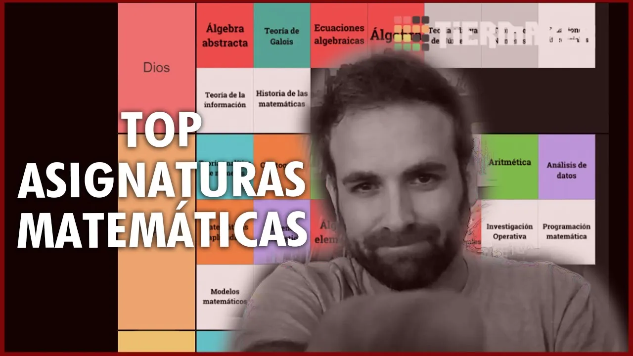 TOP MEJORES y PEORES Asignaturas de la Universidad | TIERLIST MATEMÁTICAS