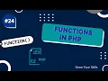 Php Functions Php Course Functions in php Grow Your Skills