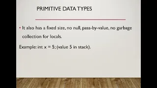 Understanding Primitive and Reference Data Types in Memory - Java