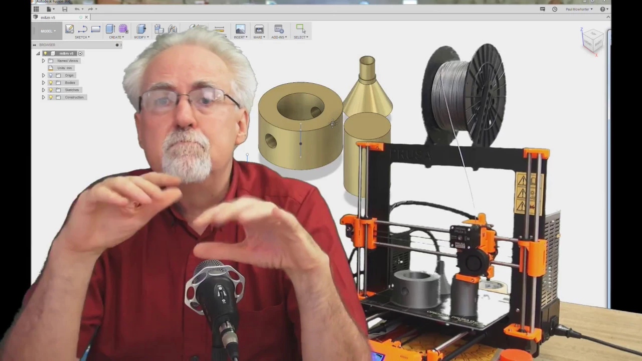 Learn Fusion 360 or Die Trying LESSON 1: Introduction tutorial for Absolute Beginners