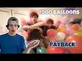 FILLING CHRIS S ROOM WITH 1000 BALLOONS