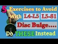 5 WORST Exercises with L4-L5 and L5-S1 Disc Bulge REPLACE WITH THESE Dr Frank Altenrath Cresskill