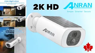 ANRAN C3 Solar Powered Wireless Security Camera