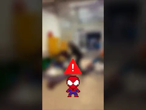 سبايدرمان سوه مقلب بس شرطي طلع متعصب ! 😬 #shorts